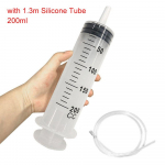 150ml-500ml Suure Mahutavusega S&uuml;stal S&uuml;stlad Korduvkasutatav Pump M&otilde;&otilde;tmine 1.3m Toru Toidustamine Tint Suur S&uuml;stal H&uuml;dropoonika Toitaine