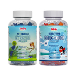 BabyOrgano&reg; Nutriverse Silmahoolduskummid lastele (2-15 aastat) &ndash; Teravam n&auml;gemine ja terved silmad looduslike koostisosadega - Uus toode