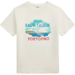 Polo Ralph Lauren T-s&auml;rk Logo Puuvillane Jersey Laste Topid Valge 323965901-001 L