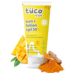 Tuco&reg; Kids 2 in 1 Sunscreen + Body Lotion with SPF 30 | Turmeric| UVA/UVB PA++++ | Broad Spectrum | Ages 2-5, 5-10, 10-15 | 100 ml
