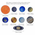 9 tk Loomingulised Planeedid Universum K&uuml;lmkapimagnetid Armsad Astronoomilised &Otilde;ppevahendid Magnetid K&uuml;lmkapi Po S&otilde;num Dekoratiivsed