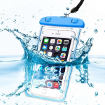 [Compatible Apple iPhone] Sac Waterproof Bleu Housse Pochette Lumineux Protection Plastique Imperm&eacute;able Etanche Eau [Phonillico&reg;]