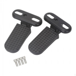 Bike Rear Pedals Folding Footrests Quick Release Metal Wide Plates Foot Pegs for Electric s
