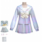 M&auml;ng NEEDY GIRL OVERDOSE KAngel Cosplay Kost&uuml;&uuml;m Lolita T&uuml;drukute Meremehe &Uuml;likond Koolivorm Kleit Halloween Karneval Anime Kooliriided S