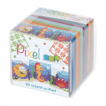 Kit cr&eacute;atif Pixel Cube 3 d&eacute;cors 6x6cm Sous l'oc&eacute;an