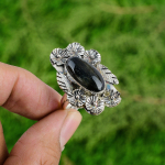 Kingitus Talle Naturaalne Nelliidi Lubaduse Lill Reguleeritav S&otilde;rmus 925 H&otilde;be Adjustable