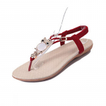 Suvised Bohemia lamedad sandaalid Vabaaja lamedad rannakingad Suures suuruses naiste kingad Jalatsid 42