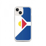 Coque T&eacute;lephone Drapeau Saint-Martin (Antillid fran&ccedil;aises) - iPhone 14