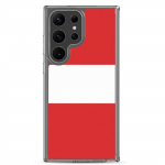 Coque T&eacute;l&eacute;phone &ndash; Samsung &ndash; Galaxy S21 &ndash; Drapeau du P&eacute;rou &ndash; Souple &ndash; mitmev&auml;rviline