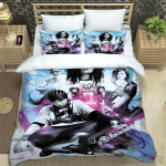 Tokio Hotel b&auml;ndiga tr&uuml;kitud tekikottide komplekt HD-kattega lastele voodipesukomplektid Voodipesu Magamistoa kaunistus Baby 120x150cm
