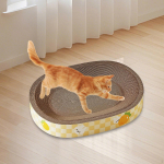 Cat Scratcher Bed 2 in 1 Scratching Board Rest Home Decor Training Toy Kitten Furniture 55x41x9cm
