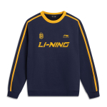 Li Ning Spordielustiili seeria fliisist paks soe kirjaga logo &uuml;mara kaelusega madala &otilde;lajoonega vaba unisex dressipluus AWDVC87-4 2XL