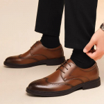 Meeste kleidis kingad paeltega oksfordid Luksusbr&auml;nd &Auml;ri Nahkkingad Meeste Mugavad Seltskonna kingad Meeste Mustad Pulmakingad meestele 10