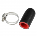 X AUTOHAUX Auto Silikoonkummist Vooliku Otsakork Voolikuklambriga 1 tk Pikkus Inner diameter 14mm punane