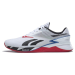 Reebok Nano X3 Valge Sinine Punane Unisex Tossud Jalatsid-Valge Tuum-Must Vector-Sinine HQ6687 43