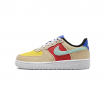 Nike Force 1 LV8 PS Mitmev&auml;rvilised Takjapaeltega Laste Tossud Sanddrift Emerald-Rise Track-Red DZ2807-100 35