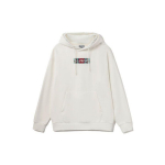 LiNing Tikitud Logoga Fliisist Pullover Pikkade Varrukatega Sweatshirt Unisex Topid Off-White AWDRD42-1 XXL