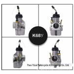 K68Y Karburaator PEKAR DNEPR URAL 650cc Mootorratta Modifitseerimisosadele K68y