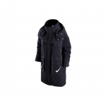 Nike &uuml;hev&auml;rviline kapuutsiga mitmetaskuline lai vabaaja keskmise pikkusega pusa naistele &uuml;ler&otilde;ivad must FV8167-010 L