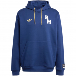 Adidas Originals Vrct FW24 Real Madridi logo kirjaga soe kapuutsiga pusa meestele Kapuutsiga pusa tumesinine JF2584 M