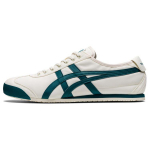 Onitsuka Tiger Mexico 66 Kangas S&uuml;nteetiline Nahk Spordijalatsid Mugavad Libisemiskindlad Madalad Lifestyle Vabaajajalatsid Unisex toss Valge Roheline 1183B497-103 36