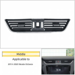 5E0820951C 5E0820951D Eesmise keskmise armatuurlaua kliimaseadme kate, vasak ja parem AC-&otilde;hutusava paneel Skoda Octavia 2013-2020 2014 2015 2016 2017 2018 jaoks Middle