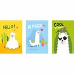 Cartes &agrave; gratter Lama Le jeu pr&eacute;f&eacute;r&eacute; des enfants