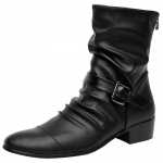 Douyin Net Punase Risti piirisaapad Meeste teravatipulised saapad Briti Korea versioon noortest poolsaabastest Meeste kingad 44