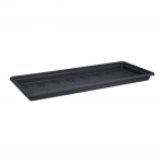 ELHO Lillepoti alus Green Basic XXL - P 32,9 x L72,2 x K 5,8 cm - Must - Plastik must