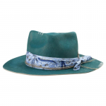 Villane Homburg Fedora M&uuml;ts Eksootilise V&ouml;&ouml;ga Kulunud Viktoriaanliku Ajastu Villane Silinder Klassikaline Porkpie M&uuml;ts Poistele Meestele T&auml;iskasvanutele Vill j&auml;rve sinine v&auml;rv