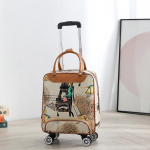 Universaalne ratastega kott-k&auml;ru: Suure Mahutavusega, Kerge, Korea Stiilis K&auml;ekott Meestele ja Naistele Small 4-Wheel