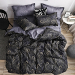 P&otilde;hjamaise Valge Marmori Mustriga Tr&uuml;kitud Tekikott Komplekt 200 x 200 Padjap&uuml;&uuml;riga 2/3 tk Voodipesu Kahekohaline Queen King Suurusega Voodipesu EU-Single 135x200cm
