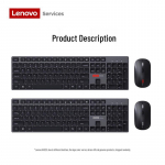 Lenovo KN220 juhtmevaba klaviatuuri ja hiire komplekt