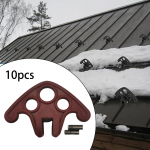 10 Snow Grids for Roofs, Reusable Blockers, Practical, Easy to Install And Suitable pruun