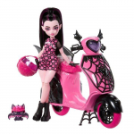 Figuur Draculaura koos rolleriga - Monster High - Draculaura Vamptastic Roller - 21,30 x 27,90 x 9,74 cm - Mitmev&auml;rviline