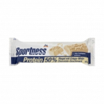 DM Sportsness Proteiinibatoon 50% Kr&otilde;be Valge &Scaron;okolaad 45g
