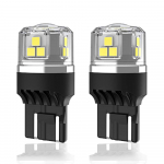2 LED pirni LM-C1 DC12V T20 Kahekordne Tagumine Tulede Pirn Tagatule Pirn Piduritule Pirn Hajutatud Klaas Mittepolaarne 3030 Kiip Valge T20 double valge