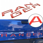 Auto 3D ABS Tagaluugi Tagumise Pagasiruumi Kere Embleem Kleebised Nimesilt Ford Ranger T6 T&auml;hed Logo Stiil punane