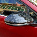 Forged Carbon pattern Side Wing Mirror Cover for VW Golf 7 MK7 7.5 GTD R GTI GTE VII Cap E-golf Sportsvan 2013