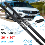 Volkswagen VW T-Roc TROC T ROC A11 AC7 2017~ Eesmised ja tagumised klaasipuhastajad Tuuleklaasi harjad Pesurid Automaatne asendus Rear Wiper