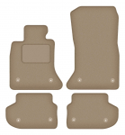 Dywaniki samochodowe welurowe do: BMW 5 F11_FL kombi, touring (2013-2017) beżowe