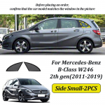 LINNUNU For Mercedes Benz B-Class B200 b180 W246 w247 2012- Magenetic Car Sunshade Windshield Curtain Side Window UV Protection 2Th-Side Small 2pcs