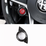 ABS s&uuml;sinikkiud Alfa Romeo Giulia Stelvio 2017 2018 jaoks Auto rooliratta kate sisekujundus siseaksessuaarid Style H-1 pcs