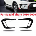 2 tk Auto Esimese Udutule Katte Iluv&otilde;re P&auml;evas&otilde;idutule Raami Liist Suzuki Vitara 2016- jaoks Bright Black Left