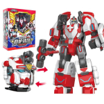 Mini Force Tugevaim Politsei Transformeeruv Roboot M&auml;nguasi Tegevuskujud MiniForce X Transformatsioonirobot Patrullpolitseinik m&auml;nguasi Lapsele Kingituseks No Color Box black