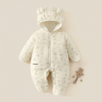 120g polsterdatud paksenenud beebi kombinesoon: Soe puuvillane kombineeritud mantel poistele ja t&uuml;drukutele 73cm [6-9 months old]