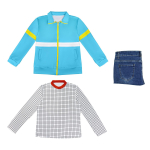 Stranger Thingsi 4. hooaja Max Mayfieldi cosplay-kost&uuml;&uuml;m M blue