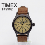 K&auml;ekell TIMEX T49963 Expedition Scout 40MM Pruuni Nahkrihmaga Analoogkell