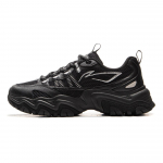 Li Ning Shan Xing Cushioning Slip Resistant Abrasion Resistant Support Low top Casual Shoes Men's Black AGCV375-2 41