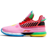 Li Ning WOW 7 Cushioning Slip Resistant Abrasion Resistant Low top Basketball Shoes Men's Pink ABAN079-9 40 pink